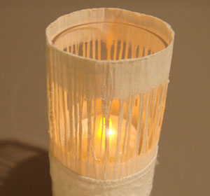 Candle light with battery operated LED